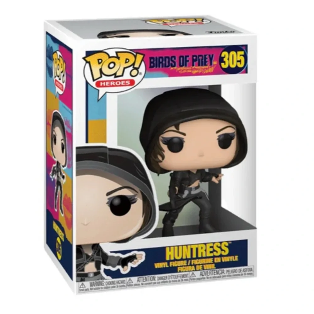 Funko Pop heroes birds of prey Huntress Vinyl Figure in Black Gray 305
